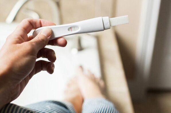 Negatywny test ciążowy